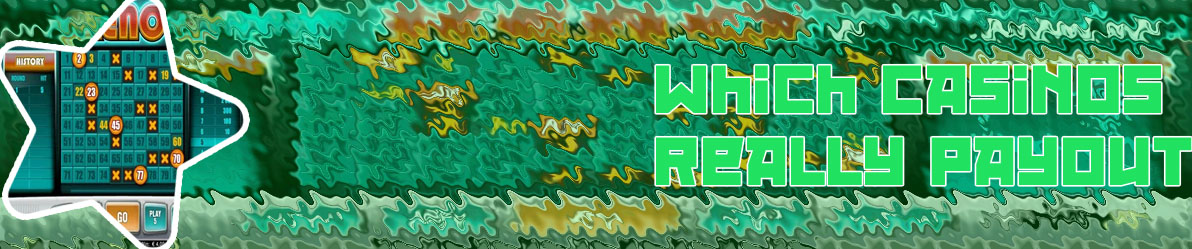 Keno casino games real money